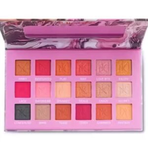 Minara Beauty Rose Gold eyeshadow palette – 18 matte and shimmer shades for beginner-friendly glam