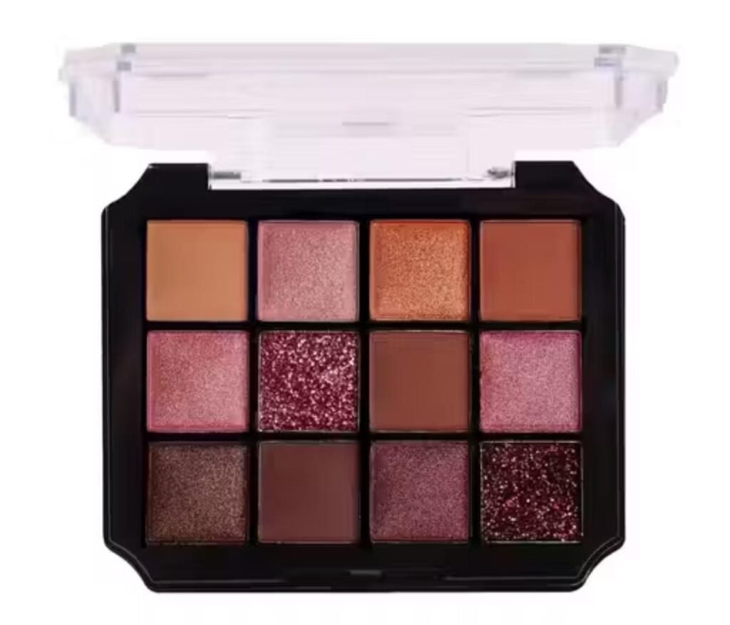 Seven Seas eyeshadow palette – Shade 01 shown from a different angle with visible shade layout