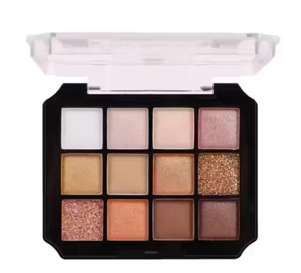 Seven Seas eyeshadow palette – Shade 02 shown from a different angle with visible shade layout