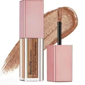 Ronzille metallic shimmer eyeshadow – shade 03 Copper Bronze with festive glow finish