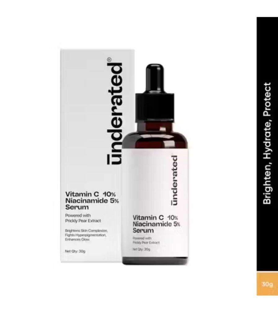 Underated serum benefits – brightens and evens skin tone, reduces signs of aging, antioxidant protection