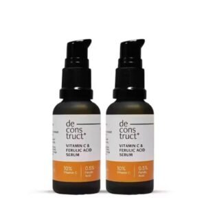 Deconstruct Vitamin C + Ferulic Acid serum – pack of 2 x 30ml for brightening and tone correction