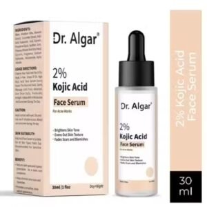 Dr. Algar Kojic Acid Face Serum – 30ml with Alpha Arbutin and Niacinamide for dark spot and pigmentation reduction