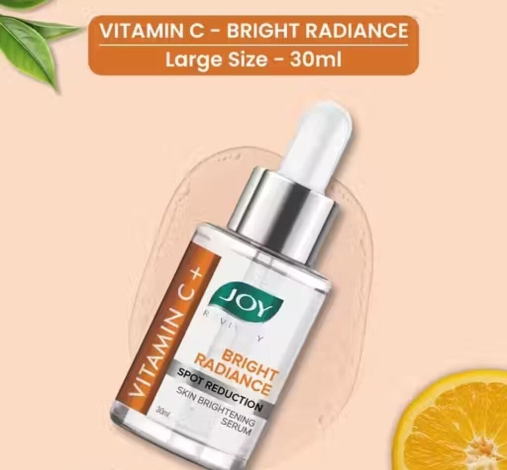 Next Joy Vitamin C+ Brightening Serum – 30ml with Vitamin E and Niacinamide for glow boost and pigmentation care