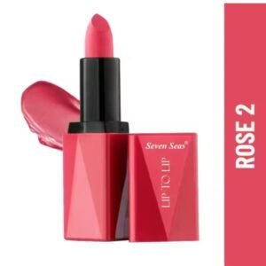 Seven Seas Lip to Lip Matte Lipstick – Shade Rose 2 with ultra matte finish and high coverage
