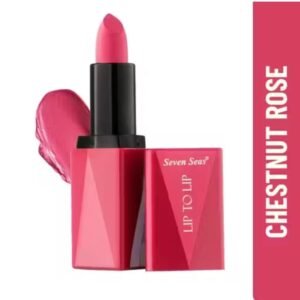 Seven Seas Lip to Lip Matte Lipstick – Shade Chestnut Rose with bold color and smooth matte finish