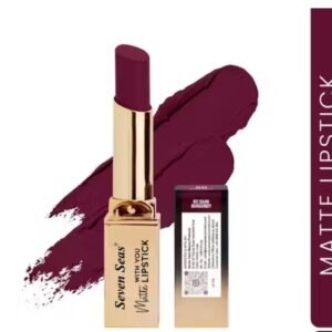 Seven Seas Matte Velvet Touchè Lipstick – Shade Dark Burgundy with velvety matte finish and high coverage