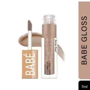 Seven Seas Lip Gloss – alternate angle showing packaging and applicator in Rose shade