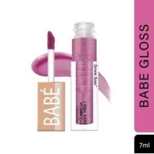 Seven Seas Babe Glittery Lip Gloss – Shade Hot Pink with high shine and non-sticky moisturizing formula