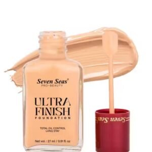 Seven Seas Total Oil Control Foundation – Shade Natural with matte finish and long-wear formula
