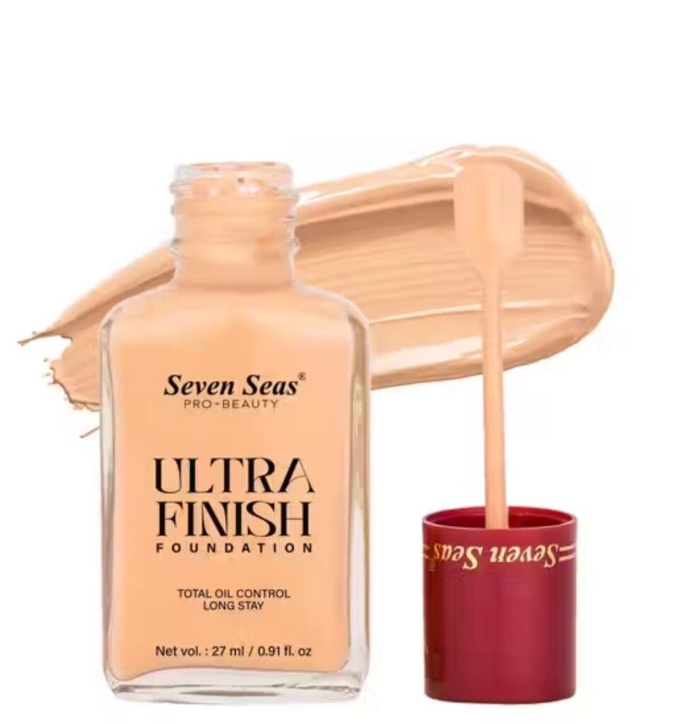 Seven Seas Total Oil Control Foundation – Shade Natural with matte finish and long-wear formula