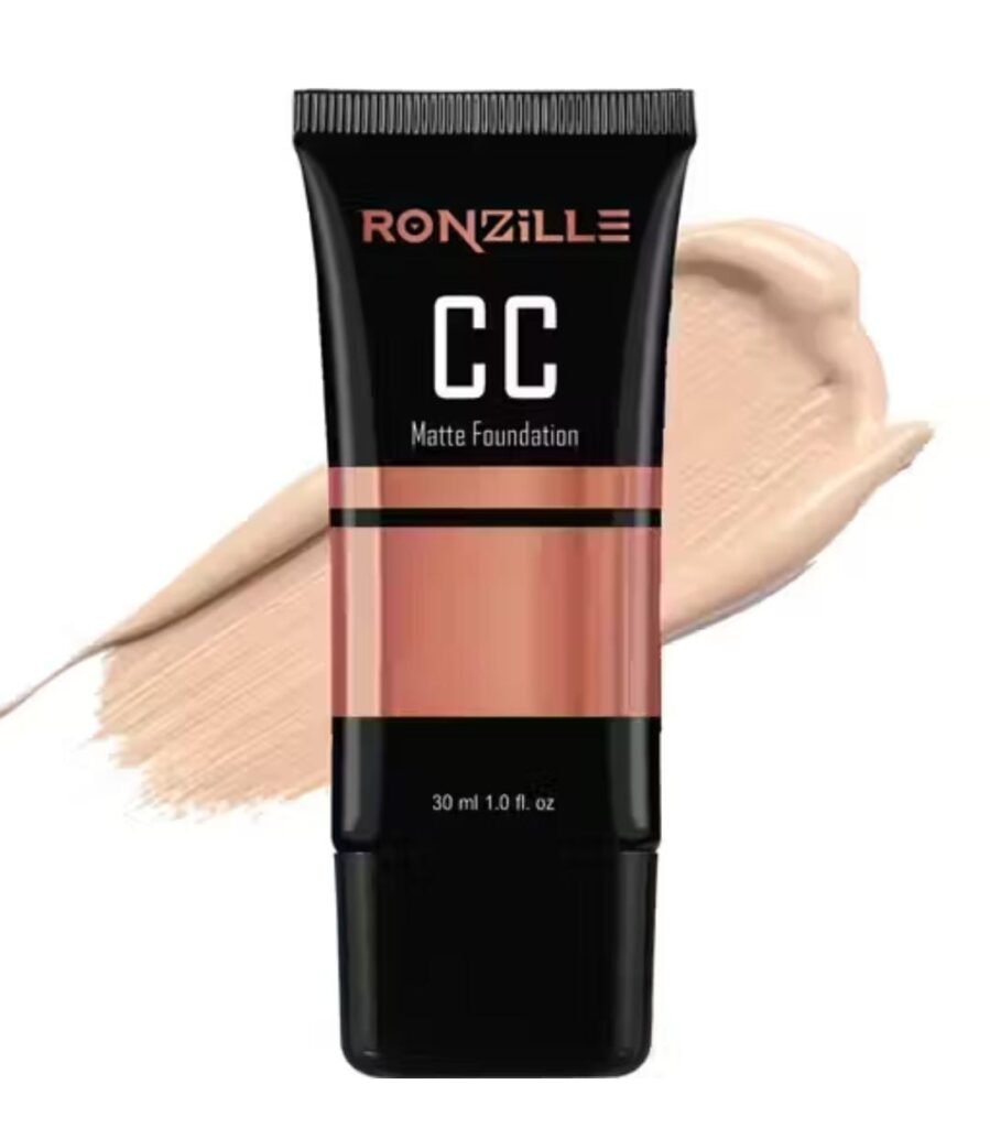 Ronzille CC+ Creme Matte Foundation – Fair Shade with SPF 20 PA+++ and skin-correcting matte finish
