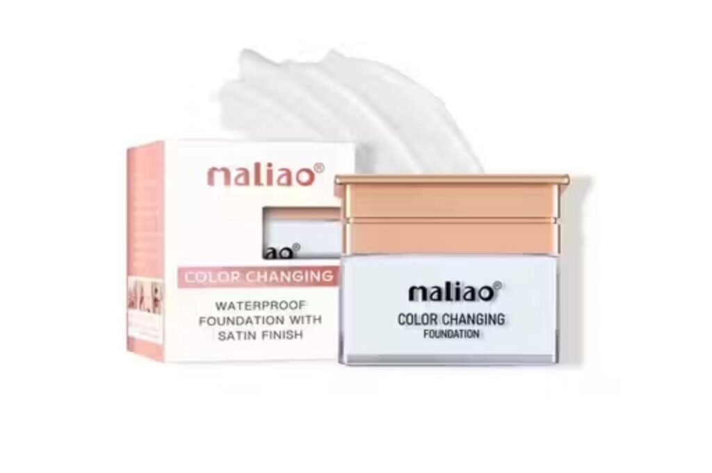 Maliao Foundation – alternate angle showing bottle design and label details