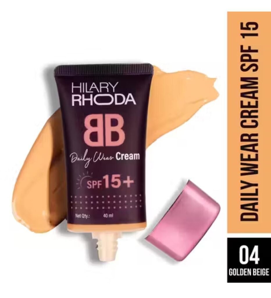 Hilary Rhoda BB Daily Wear Cream – Shade 04 with SPF 15, wheat germ and jojoba oil