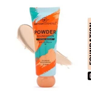 Shryoan Powder Foundation – Shade 02 with creamy full coverage, SPF 15 PA+++, alcohol-free, 16H oil control