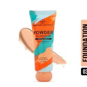 Shryoan Powder Foundation – Shade 03 with creamy full coverage, SPF 15 PA+++, alcohol-free, 16H oil control