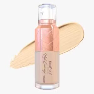 Shryoan High Coverage Foundation | Shade 01 | Matte & Natural Finish | Long-Lasting | Easy Blendable | Suitable for All Skin Types | 50gm