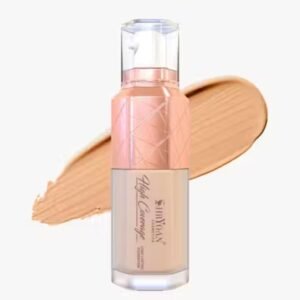 Shryoan High Coverage Foundation | Shade 04 | Matte & Natural Finish | Long-Lasting | Easy Blendable | Suitable for All Skin Types | 50gm