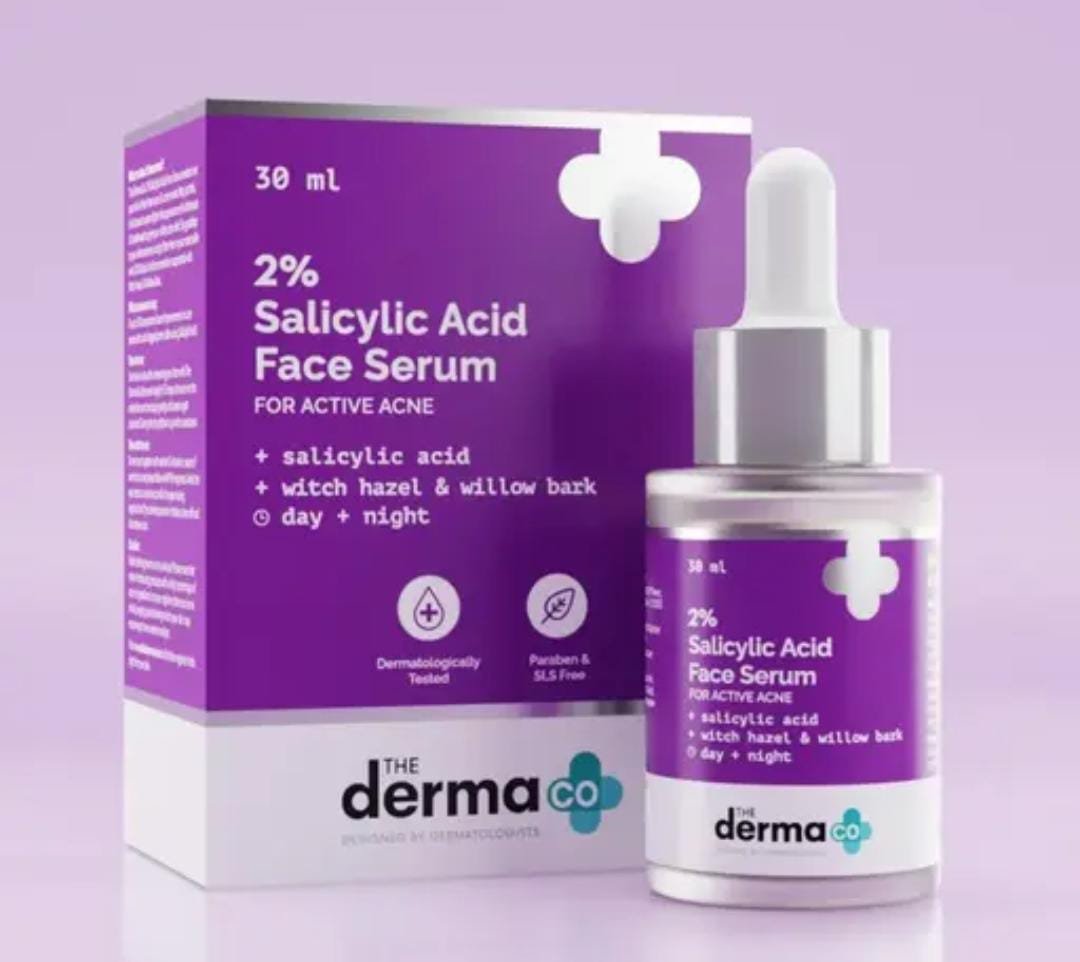 The Derma Co. 2% Salicylic Acid Serum | 30ml | Anti-Acne & Exfoliating Formula