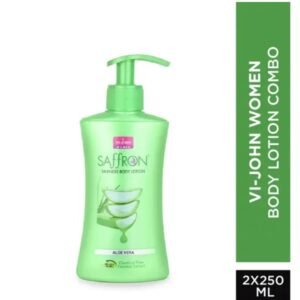 VI-John Body Lotion for Men & Women | Aloe Vera | 250ml × Pack of 2 | All Skin Types