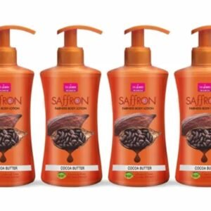 VI-John Body Lotion for Men & Women | Saffron & Cocoa Butter | Combo of 4 × 250ml | All Skin Types