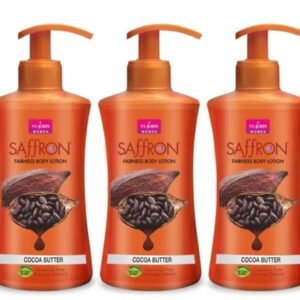 VI-John Body Lotion for Men & Women | Saffron & Cocoa Butter | 250ml × Pack of 3 | All Skin Types