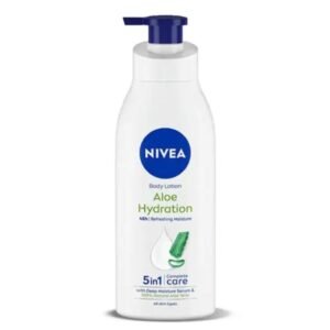 Nivea Aloe Hydration Moisturizer Body Lotion | 400ml | Deep Moisture Serum & Natural Aloe Vera