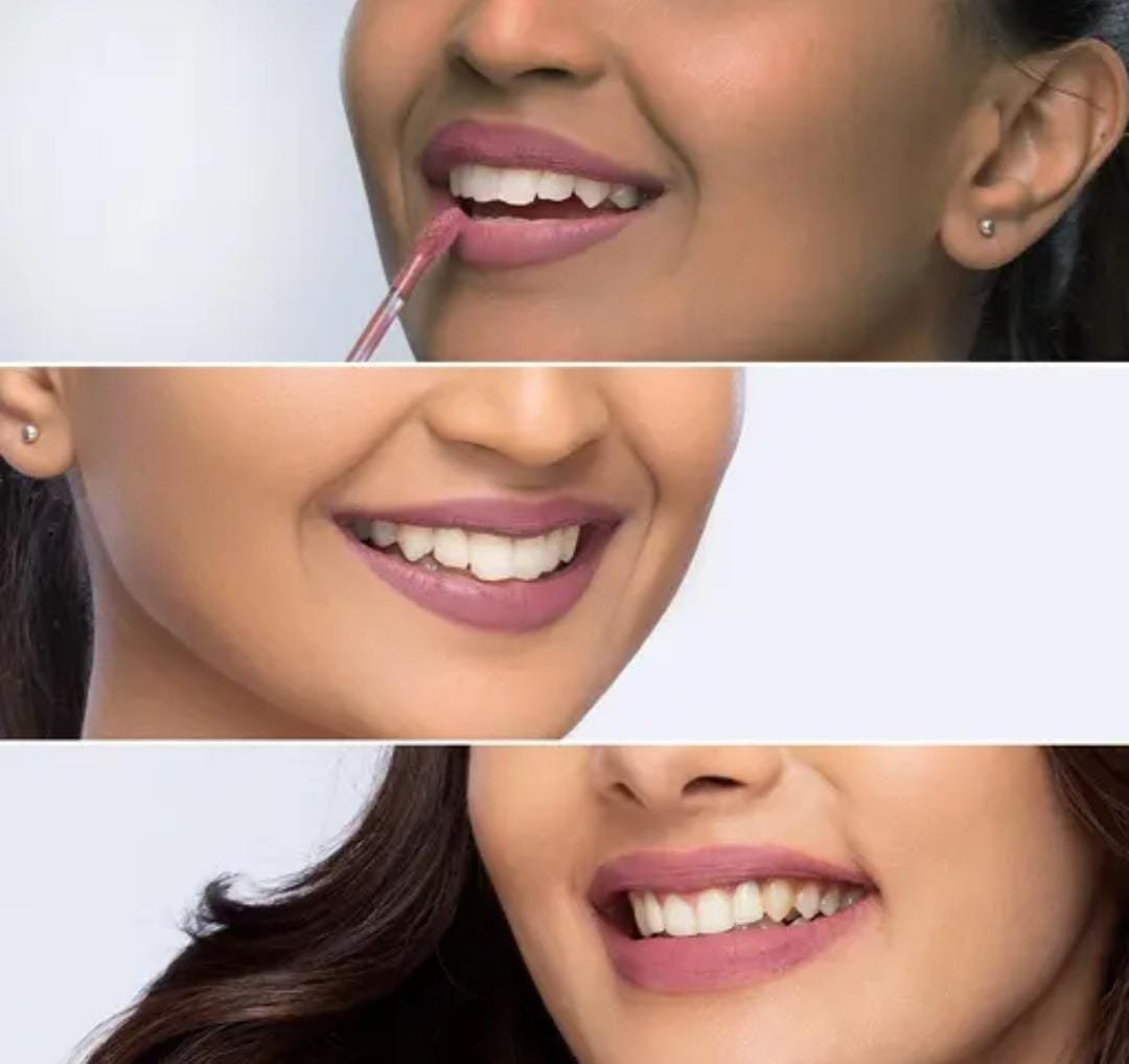 Mamaearth Naturally Matte Lip Serum | Matte Liquid Lipstick | Pink Daffodils | With Vitamin C & E | 3ml | Up to 12-Hour Stay - Image 3