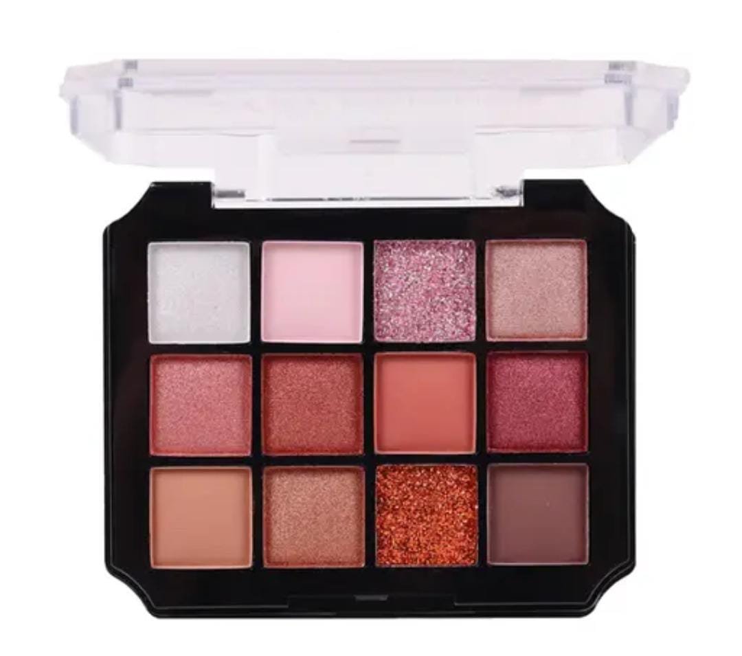Seven Seas Color Balance Eyeshadow Palette | Shade 03 | 12 Highly Pigmented Colors | Long-Lasting & Blendable