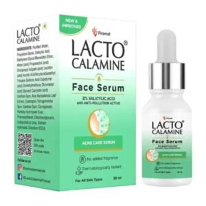 Lacto Calamine 2% Salicylic Acid Face Serum | 30ml | For Acne, Blackheads, Oil Control & Pores | Dermatologically Tested & Fragrance-Free