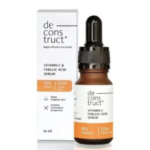 Deconstruct 10% Vitamin C Face Serum | 10ml | For Glowing Skin | Beginner-Friendly, Highly Stable & Gentle Formula