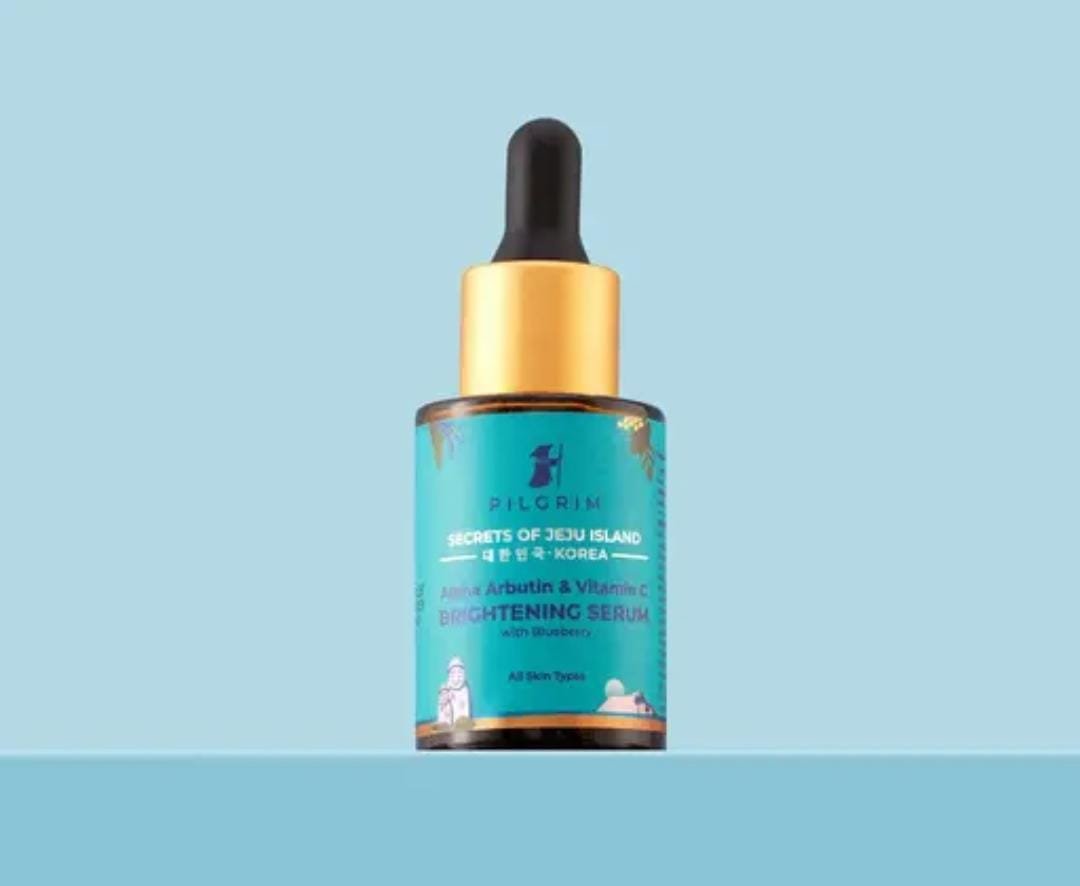 Pilgrim Korean 2% Alpha Arbutin & 3% Vitamin C Brightening Face Serum | 30ml | For Radiant, Even-Toned Skin