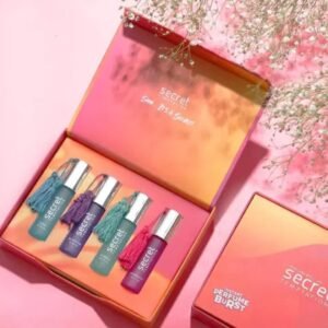 Secret Temptation Perfume Roll-On Gift Set for Women | Pack of 4 × 10ml | Premium Long-Lasting Fragrance