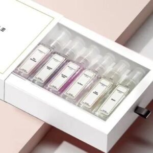 Ronzille Luxe Women Eau de Parfum Gift Set | 8ml × 6 | Enchanted Bloom, Lily Bloom, Mystara, Ruby, Yuzu Breeze & Sweet Serenade