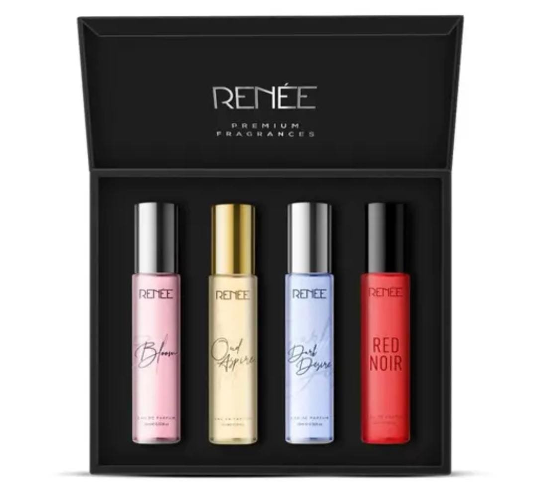 Renee Premium Unisex Perfume Gift Set | Pack of 4 × 15ml | Eau de Parfum | Travel Size Luxury Aroma