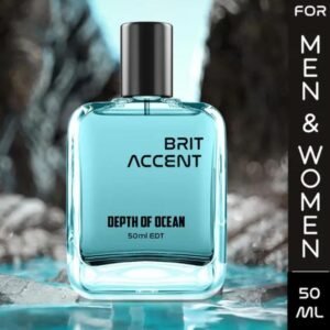 Brit Accent Depth of Ocean Eau de Toilette | Long-Lasting Premium Fragrance | Specially Curated Unisex Perfume | 50ml