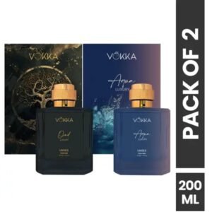 Vokka Luxury Perfume Gift Combo | Oud & Aqua | Premium Long-Lasting Unisex Fragrance Duo | Pack of 2 × 100ml