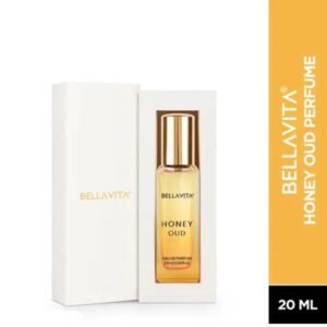 Bella Vita Organic Honey Oud Eau de Parfum | 20ml | Unisex Luxury Perfume with Floral Fruity Freshness | For Men & Women