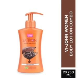 VI-John Body Lotion for Men & Women | Cocoa Butter | 250ml × Pack of 2 | All Skin Types