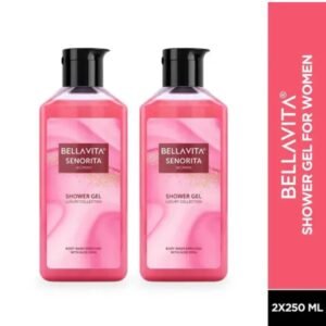 Bella Vita Luxury Senorita Women Body Wash Combo | Pack of 2 × 250ml | Premium Shower Gel with Aloe Vera