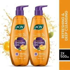 Joy Refreshing Shower Gel | Pack of 2 × 500ml | Mandarin & Lemongrass Body Wash
