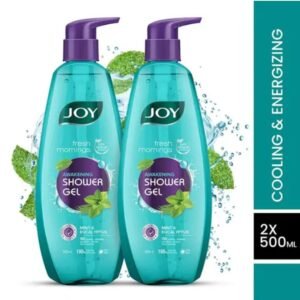 Joy Awakening Shower Gel | Pack of 2 × 500ml | Mint & Eucalyptus Body Wash