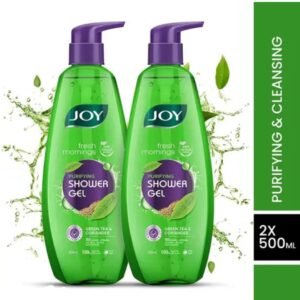 Joy Purifying Shower Gel | Pack of 2 × 500ml | Green Tea & Coriander Body Wash
