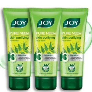Joy Neem Face Wash for Oily Skin | Pack of 3 × 100ml | Purifying Cleanser with Neem Extracts | For Men & Women