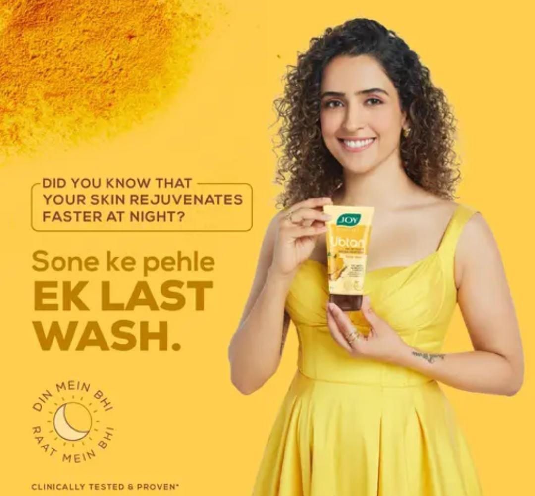 Joy De-Tan Ubtan Face Wash | Pack of 2 × 150ml | Removes Tan, Dirt & Blemishes | For Naturally Glowing Skin - Image 3