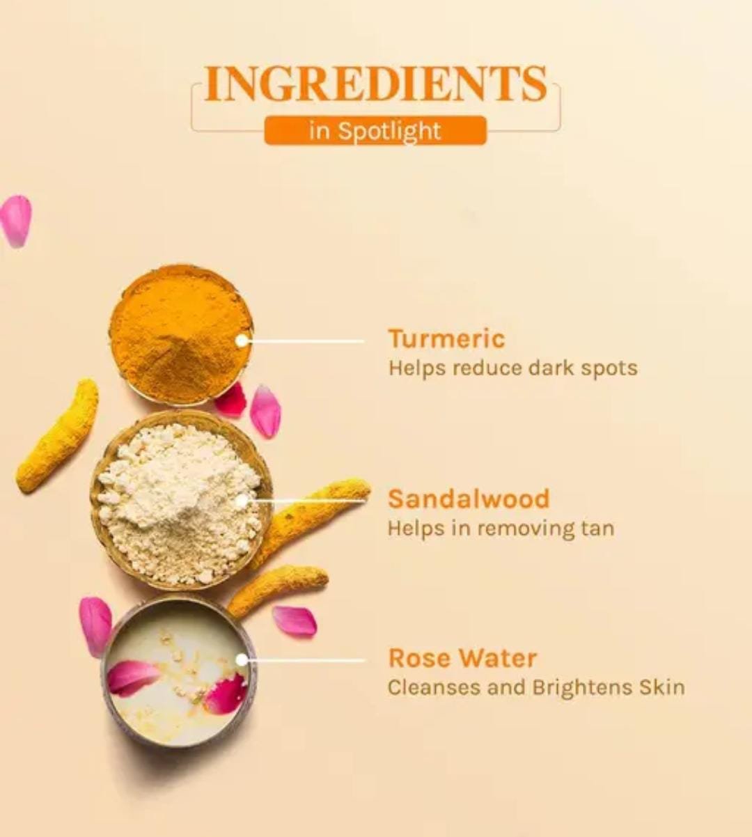 Lotus Herbals Radiance Boost Ubtan Face Wash | Pack of 2 × 50g | With Turmeric, Sandalwood & Rose Water | Glowing Skin & Dark Spot Reduction - Image 3