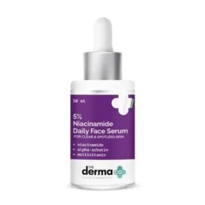 The Derma Co. 5% Niacinamide Daily Face Serum with Alpha Arbutin & Multivitamins | 30ml | For Clear, Spotless & Healthy Skin