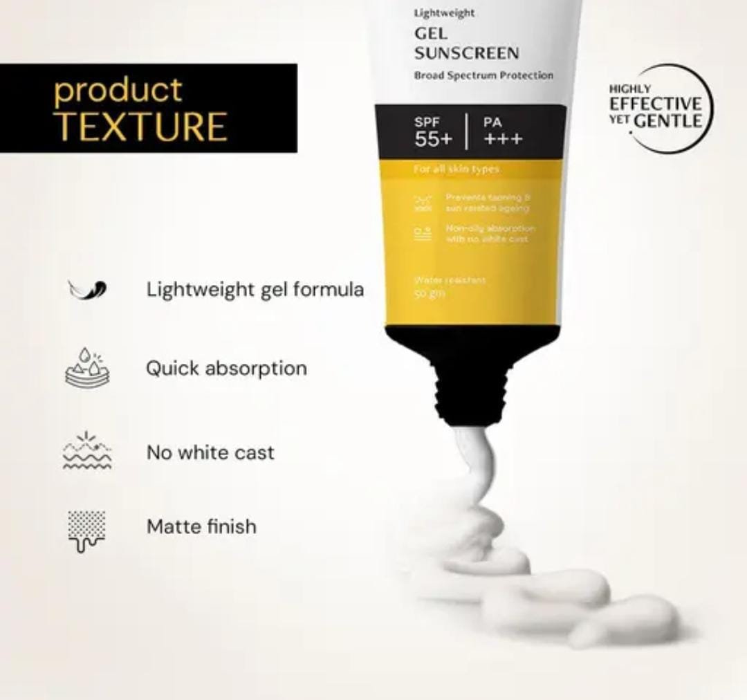 Deconstruct Face Gel Sunscreen | Pack of 2 × 30g | SPF 50 PA+++ | Gel-Based Broad Spectrum Protection | Lightweight, Non-Greasy, No White Cast - Image 2