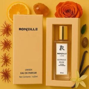 Ronzille Luxe Glorious Musk Eau de Parfum | Long-Lasting Fragrance for Women | 20ml