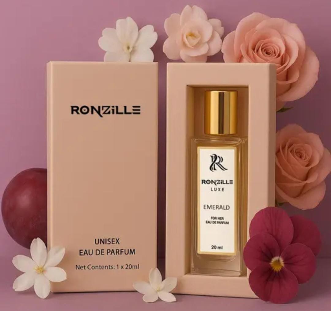 Ronzille Luxe Emerald Eau de Parfum | Long-Lasting Fragrance for Women | 20ml